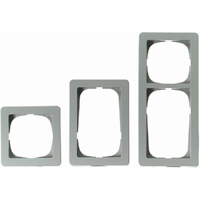 LK White 1 Gang Frame, Series 63, 63mm x 63mm x 8.5mm 500D6410