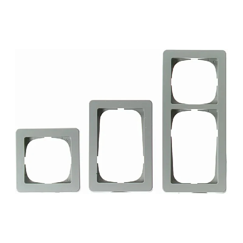 LK White 1 Gang Frame, Series 63, 63mm x 63mm x 8.5mm 500D6410