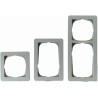 LK White 1 Gang Frame, Series 63, 63mm x 63mm x 8.5mm 500D6410