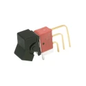 C & K SPDT On-On On-(On) Black Rectangular Actuator Rocker Switch Panel E101J1AQE2