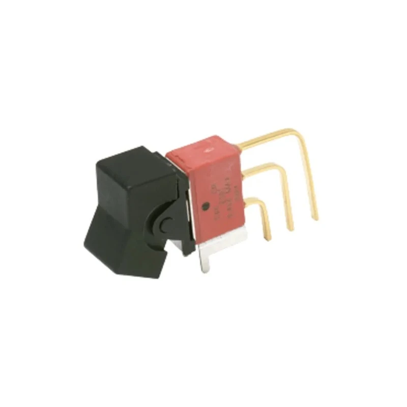 C & K SPDT On-On On-(On) Black Rectangular Actuator Rocker Switch Panel E101J1AQE2