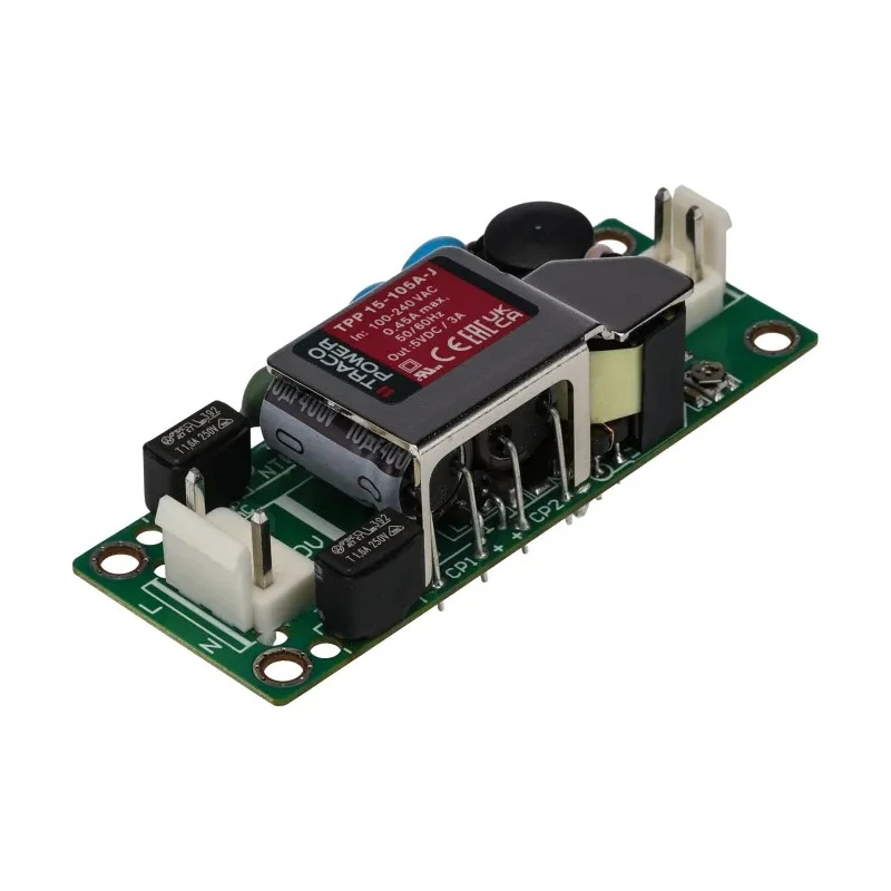 TRACOPOWER Switching Power Supply 5V DC 15W 264V AC TPP 15-105A-J