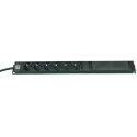 RS PRO Power Distribution Unit 3 m Cable Length 6 Socket Type F, 16A, 25V ac 161-7261