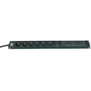 RS PRO Power Distribution Unit 3 m Cable Length 6 Socket Type F, 16A, 25V ac 161-7261