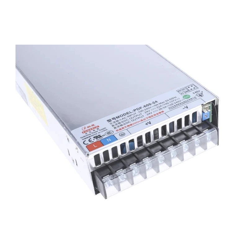 RS PRO Embedded Switching Power Supply 600 W 24 V DC Chassis Mount 90-264 V AC Input 161-8240