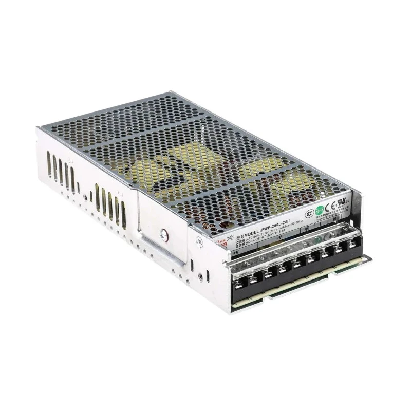 RS PRO Switching Power Supply 24V DC 200W Chassis Mount SMPS 85-275V AC Input 161-8270