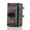 ABB 4-Pole DIN Rail Non-Fused Isolator Switch, 16A, 7.5 kW, 690V AC, IP20 OT16F4C 1SCA104831R1001