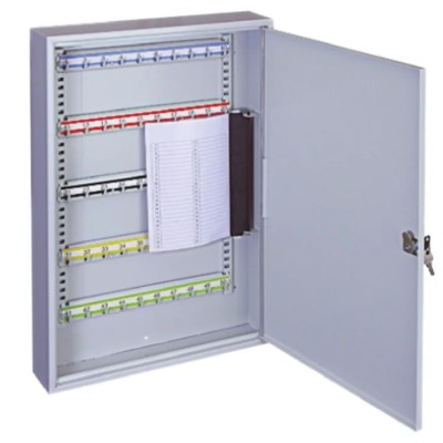 Rottner Comsafe Grey Steel Wall Mount Key Cabinet 550mm Height 80mm Depth T01530