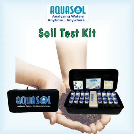 Aquasol Soil Test Kit pH / Nitrogen / Phosphorous / Potassium / Organic Carbon AESTK