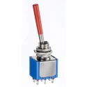 APEM Toggle Switch Panel Mount On-Off-On DPDT Solder Lug Terminal 30 V dc 250 V ac 5647AB-21+U646