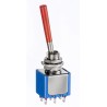 APEM Toggle Switch Panel Mount On-Off-On DPDT Solder Lug Terminal 30 V dc 250 V ac 5647AB-21+U646