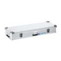 Zarges K 470 Metal Waterproof Watertight Transit Case Aluminium, IP54, Lockable, Silver, 400 mm Width x 1.2 m Depth x 40847