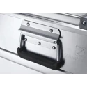 Zarges K 470 Metal Waterproof Watertight Transit Case Aluminium, IP54, Lockable, Silver, 400 mm Width x 1.2 m Depth x 40847