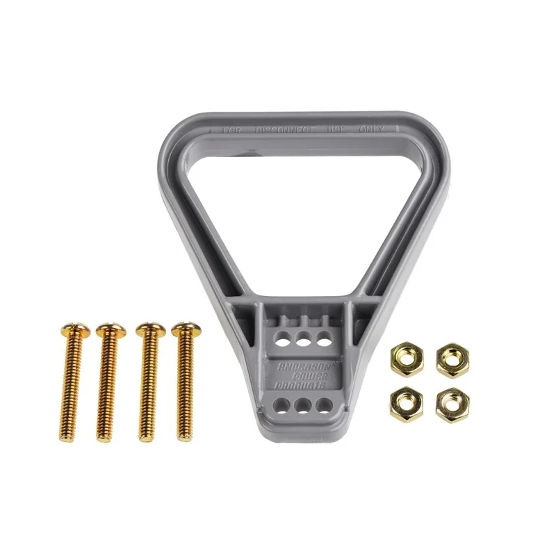 Anderson Power Products SB175 Series 2 Way Male Battery Connector Straight Cable 600V 175A 995G1-BK-GRAY-V