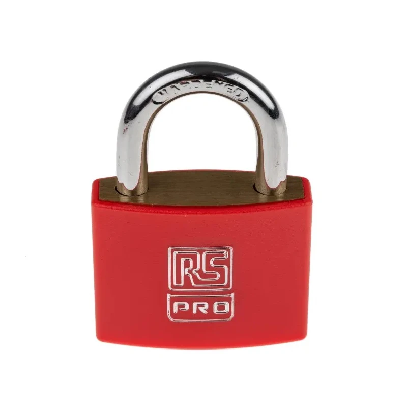 RS PRO Key Brass Padlock 6 mm Shackle, 43mm Body 781-6013