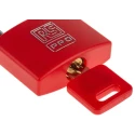 RS PRO Key Brass Padlock 6 mm Shackle, 43mm Body 781-6013
