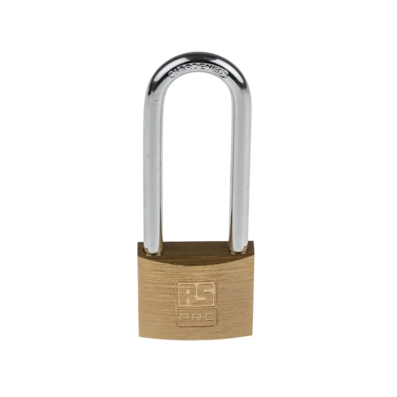 RS PRO Key Brass Padlock 6 mm Shackle 4mm Body 781-6004