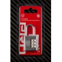 RS PRO Aluminium Combination Padlock 5 mm Shackle Diameter, 26 mm Shackle Length, 3 mm Body 781-6039
