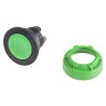 Schneider Electric Harmony Series Green Momentary Push Button Head 30 mm Cutout IP69K IP67 IP66 ZB5FA3