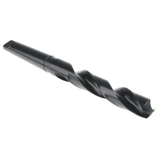 RS PRO High-Speed Steel (HSS) Twist Drill Bit 25 mm Diameter, 281 mm Overall Length, Morse Taper Shank, Black Finish 784-4797