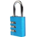 RS PRO Aluminium Combination Padlock with 5 mm Shackle, 3 mm Body, Model 781-6048