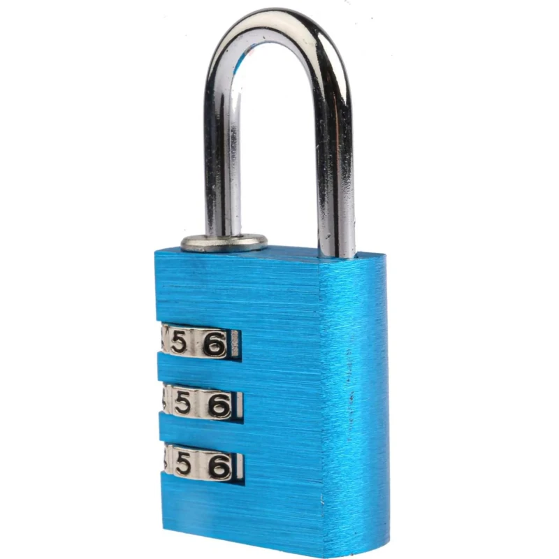 RS PRO Aluminium Combination Padlock with 5 mm Shackle, 3 mm Body, Model 781-6048