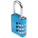 RS PRO Aluminium Combination Padlock with 5 mm Shackle, 3 mm Body, Model 781-6048