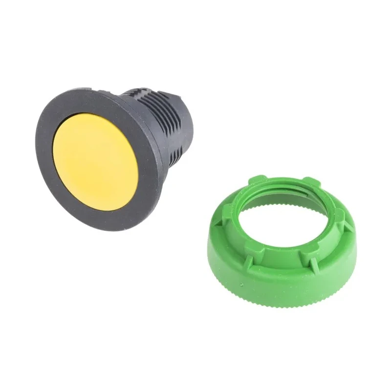Schneider Electric Harmony Series Yellow Momentary Push Button Head 30mm Cutout IP69K IP67 IP66 ZB5FA5