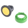 Schneider Electric Harmony Series Yellow Momentary Push Button Head 30mm Cutout IP69K IP67 IP66 ZB5FA5