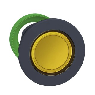 Schneider Electric Harmony Series Yellow Momentary Push Button Head 30mm Cutout IP66 IP67 IP69K ZB5FA58