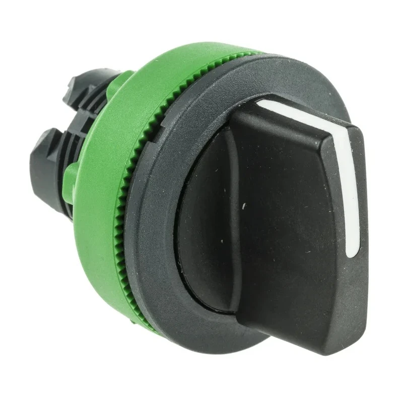 Schneider Electric Harmony XB5 Series 3 Position Selector Switch Head, 30 mm Cutout, Black Handle, IP67 IP66 IP69K ZB5FD8