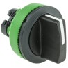 Schneider Electric Harmony XB5 Series 3 Position Selector Switch Head, 30 mm Cutout, Black Handle, IP67 IP66 IP69K ZB5FD8