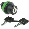 Schneider Electric Harmony 3-position Key Switch Head, Latching Operation, 30mm Cutout Diameter ZB5FG04D