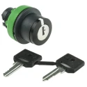 Schneider Electric Harmony XB5 3-position Key Switch Head Spring Return 30 mm Cutout ZB5FG05D