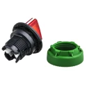 Schneider Electric Harmony XB5 Series 3 Position Illuminated Selector Switch Head, 30 mm Cutout, Red Handle, IP69K ZB5FK1343