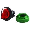 Schneider Electric Harmony XB5 Series 2 Position Illuminated Selector Switch Head, 30 mm Cutout, Red Handle, IP66 ZB5FK1443
