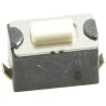 Wurth Elektronik White Tactile Switch SPST 50mA 12 V dc Momentary Surface Mount 1.5mm Actuator Length 434113043826