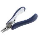 ideal-tek 100-Piece Flat Nose Plier Serrated, 135mm Overall Length, 10mm Jaw, ESD Safe 25.E6011.CRBG
