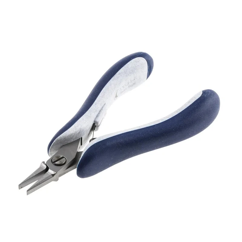 ideal-tek 100-Piece Flat Nose Plier Serrated, 135mm Overall Length, 10mm Jaw, ESD Safe 25.E6011.CRBG