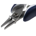 ideal-tek 100-Piece Flat Nose Plier Serrated, 135mm Overall Length, 10mm Jaw, ESD Safe 25.E6011.CRBG
