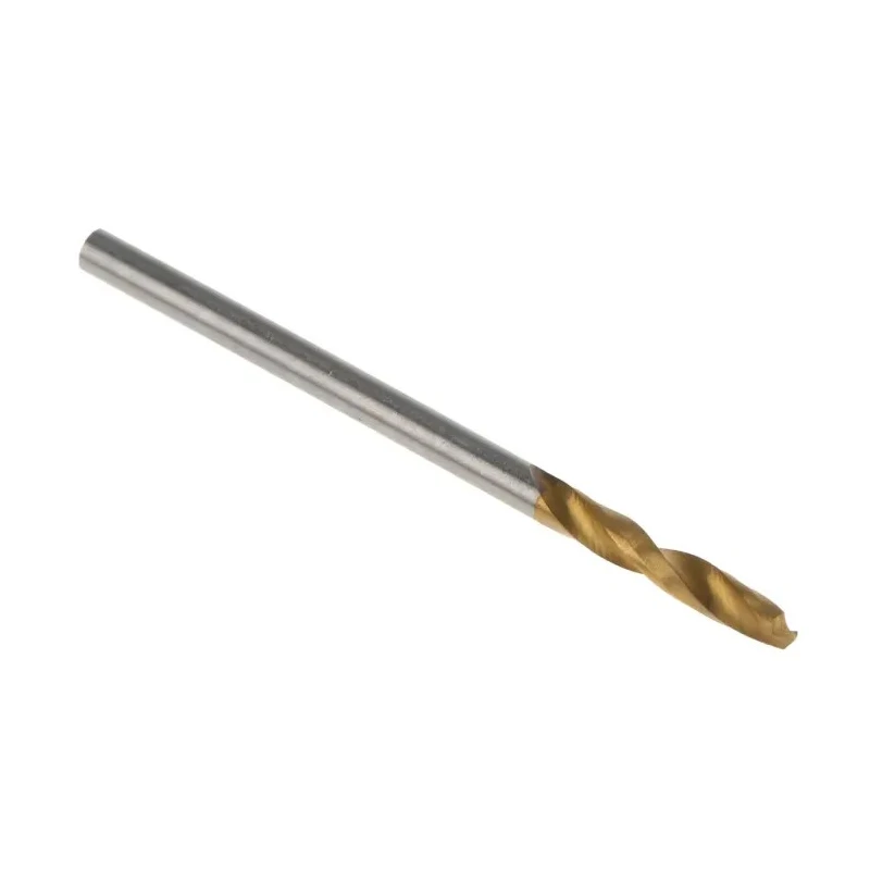 RS PRO HSS G Twist Stub Drill Bit Titanium Nitride Finish 13mm Size 38mm Overall Length 2mm Shank 5 Pieces 787-7254