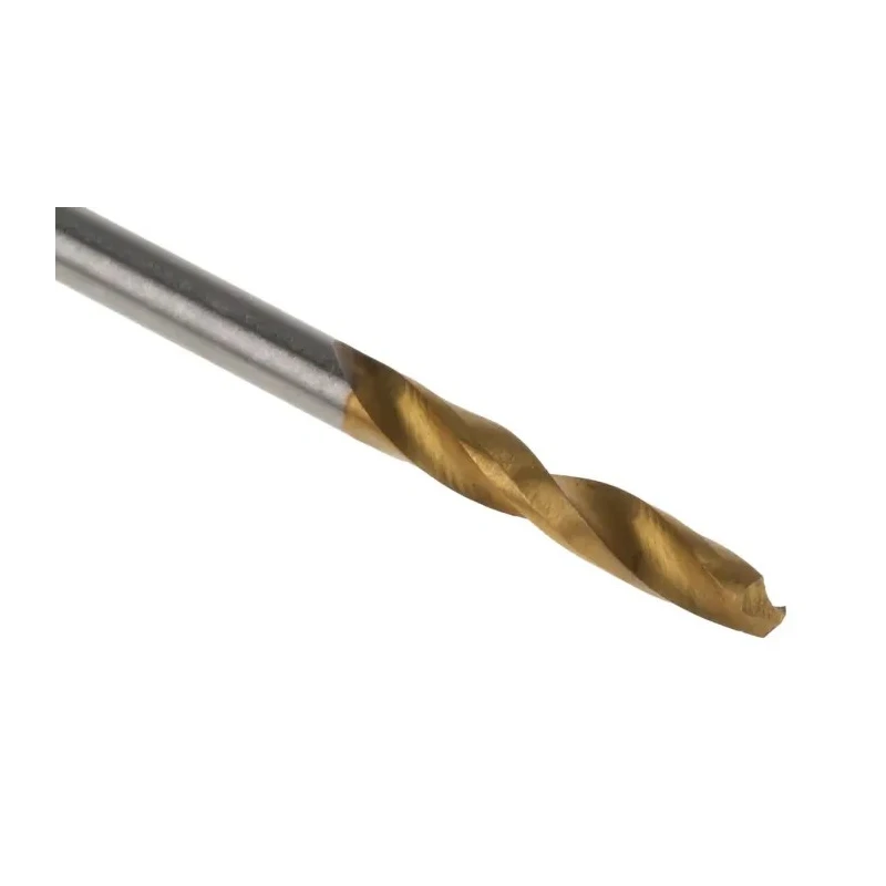 RS PRO HSS G Twist Stub Drill Bit Titanium Nitride Finish 13mm Size 38mm Overall Length 2mm Shank 5 Pieces 787-7254