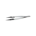 ideal-tek 130mm Stainless Steel Fine, Flat ESD Safe Tweezer 11.5CF.SA