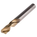 RS PRO HSS Twist Stub Drill Set Titanium Nitride Finish, 9mm Shank, 135° Point Angle, 84mm Length, 5 Pieces 787-7318