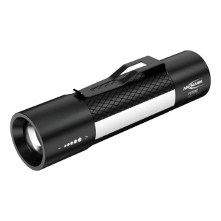 Ansmann Torch Black Aluminium Housing 220 lm LED 10W 3x AAA Batteries 125 mm 1600-0137-520