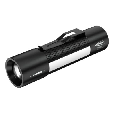 Ansmann Torch Black Aluminium Housing 220 lm LED 10W 3x AAA Batteries 125 mm 1600-0137-520