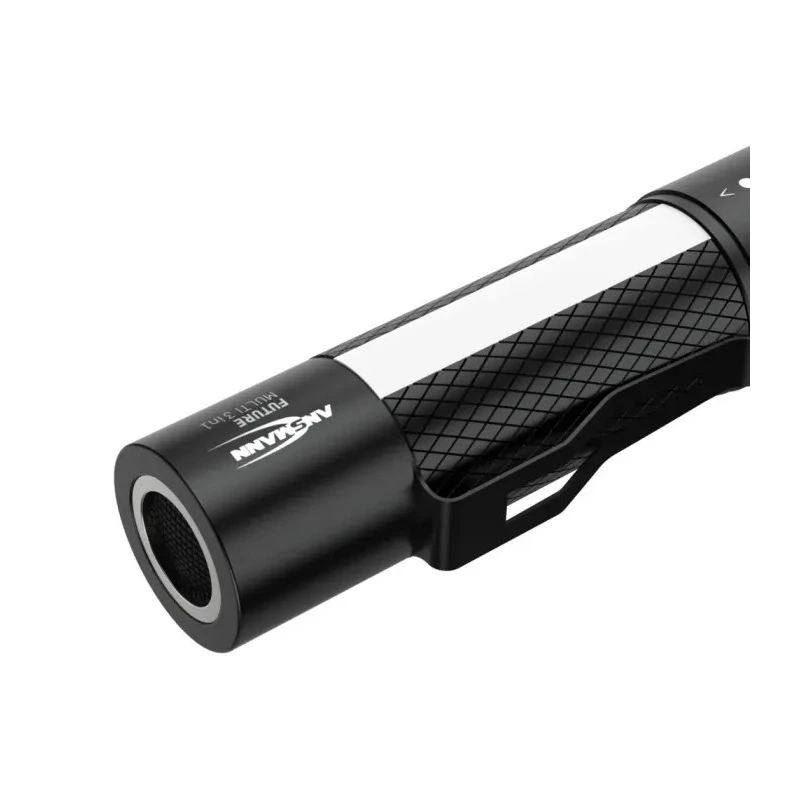 Ansmann Torch Black Aluminium Housing 220 lm LED 10W 3x AAA Batteries 125 mm 1600-0137-520