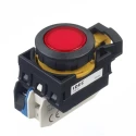 Idec CW Series Illuminated Push Button Switch, Momentary, Panel Mount, 22 mm Cutout, SPST Contact, Red LED CW1L-M1E10QM4R