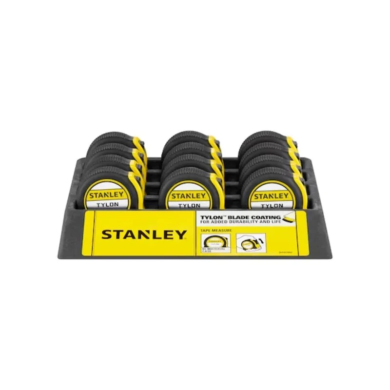 Stanley Tylon 3 m Tape Measure, Imperial Metric, 13mm Blade Width 1-30-686