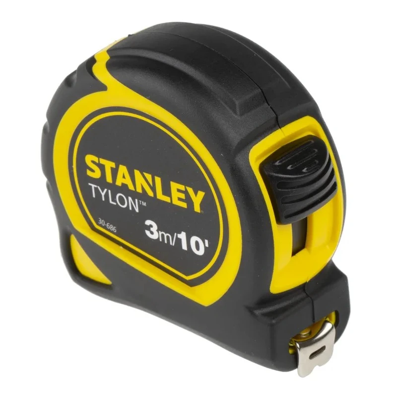 Stanley Tylon 3 m Tape Measure, Imperial Metric, 13mm Blade Width 1-30-686